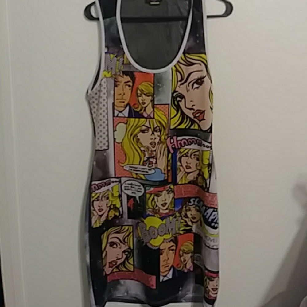 Comic Bodycon Dress